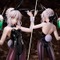 艶めく衣装と美脚にドキッ！『FGO』よりセイバーオルタがバニーVer.で立体化―手に持ったハンバーガーは圧倒的なボリューム