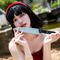 【コスプレ】赤いドレスと包丁を持った美女の狂気！「パーフェクトブルー」霧越未麻に恐ろしいほど見惚れてしまう【写真8枚】