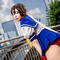 【コスプレ】『ストリートファイター』さくらのムッチムチな太ももを見よ！美ボディから繰り出される絶景ポージングは必見【写真8枚】