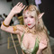 【コスプレ】品のあるセクシーなエルフを香港で発見！スリットがすごいドレス姿も妖艶で美しすぎた【写真9枚】