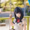 ブランコに座るミニスカ×太ももにドキドキ！「グリッドマン ユニバース」より「宝多六花」が新規アクションフィギュアに