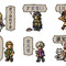 『オクトパストラベラー』のLINEスタンプ&着せ替えが登場！職人技が光るドットイラストで日常の会話がより楽しく