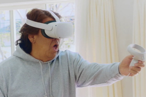 【VRやってみな 飛ぶぞ】長州力さんが最新VR『Oculus Quest 2』を初体験！ダンス・ボクシング・ホラーゲームに挑む 画像