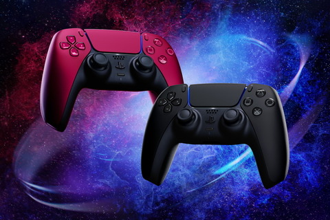 PS5用DualSenseコントローラーに新色「ミッドナイト ブラック」＆「コズミック レッド」が追加！6月10日発売予定 画像