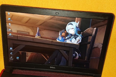 『原神』エウルアといつでも一緒! しかも“動いてる”!! 手軽で無料なライブ壁紙アプリ『N0va Desktop』をAndroidスマホに導入してみた 画像
