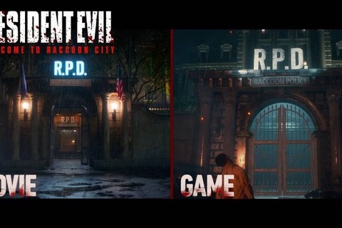 映画『バイオハザード:ウェルカム・トゥ・ラクーンシティ』原作ゲームの1つ『RE:2』とのディテール表現にこだわった比較映像公開 画像