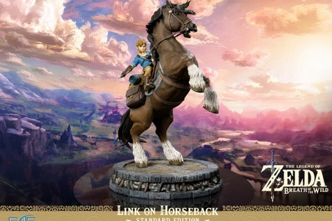 約17万円の『ゼルダの伝説BotW』「リンク」スタチュー登場！全高約56cm、大馬にまたがった大迫力の一品 画像