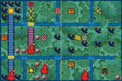 ポーランド製アクションパズル『Robot Rescue』－DSiを縦に持ってロボット救助 画像