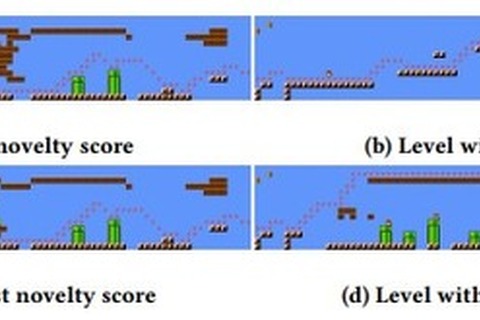 AIでスーパーマリオのステージを生成する「MarioGPT」発表。土管多め、敵少なめなど自然言語で未知のコースが作られる 画像