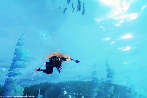 『原神』フォンテーヌでは「水中探索」が可能に！？海の中を泳ぐ「旅人」の姿がサプライズ公開 画像