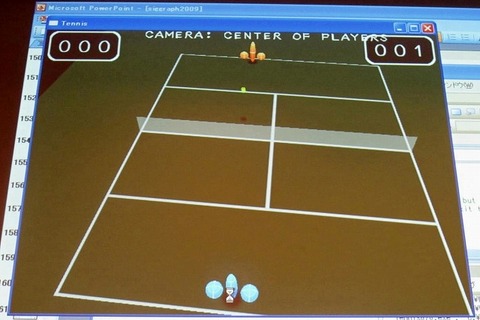 【SIGGRAPH ASIA 2009】ゲームを作ってみよう！テニスゲームで考えるゲーム作りの歴史 画像