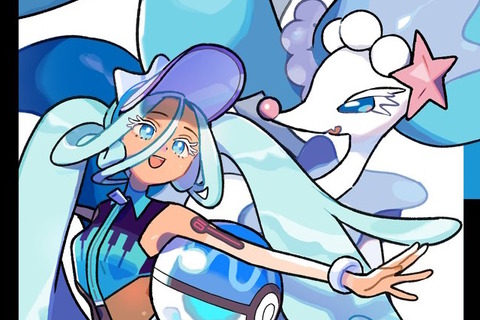 『ポケモン』×「初音ミク」第4弾でアシレーヌとコラボ！ライフセーバー風な「みず使いのミク」が公開 画像