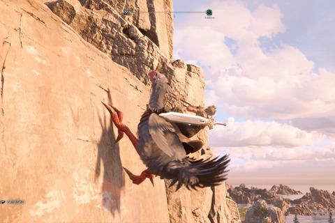 『FF7 リバース』山チョコボの壁下り、その見事な姿勢に唖然！“垂直姿勢で壁登り”に負けないインパクト 画像