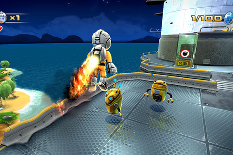 ロケットで飛び回る大冒険！Wiiウェア『Jett Rocket』の動画を公開 画像