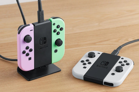 複数持ちに便利！ニンテンドースイッチ「Joy-Con充電スタンド（2way）」が発表―立てかけても、寝かせても充電が可能 画像