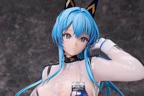 なんという透け透け…！『勝利の女神：NIKKE』から「ヘルム」が水着姿でフィギュア化―水に濡れたシースルー状態の上着も完全再現 画像