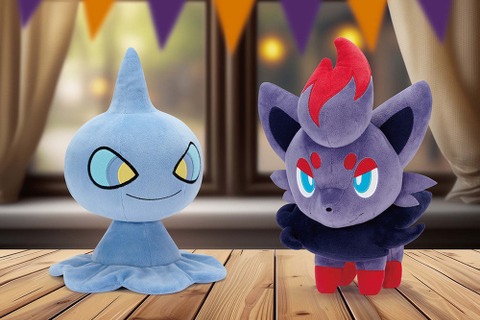 『ポケモン』ヒトモシやゾロアなどゴーストタイプのぬいぐるみが可愛い！大きな「ハクリュー」ぬいぐるみも必見 画像