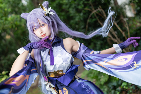 【コスプレ】『原神』刻晴が激カワ！正統派美少女の立ち振る舞いが推せる【写真7枚】 画像