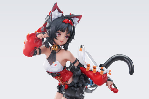 大胆に見せた背中が色っぽい！『ゼンゼロ』から「猫又」がフィギュア化―武器片手の“にゃんにゃんポーズ”もキュート 画像