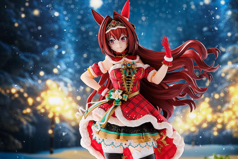 イルミネーションの中で“1番”キレイ！『ウマ娘』よりクリスマス勝負服の「ダイワスカーレット」フィギュア予約は2月26日まで 画像