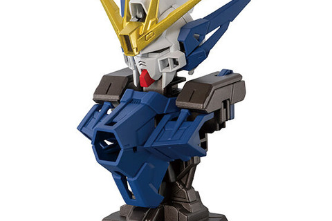 ガンダム胸像モデルシリーズより「ウイングガンダムゼロ EW」が立体化！外装と内部メカを組み合わせることで発光可能 画像