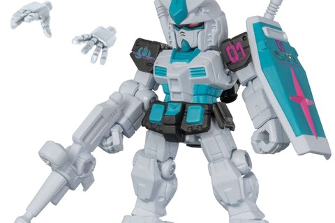 「初音ミク」カラーのガンダム&ザクがド派手！ガシャポン“無限のカスタマイズ”「MOBILE SUIT ENSEMBLE」発売中 画像