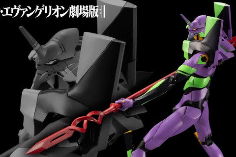 「シン・エヴァンゲリオン劇場版」より「エヴァンゲリオン初号機」プラモデルがカシウスの槍を携えて再登場!各種ギミックにより劇中のポーズが決まる 画像