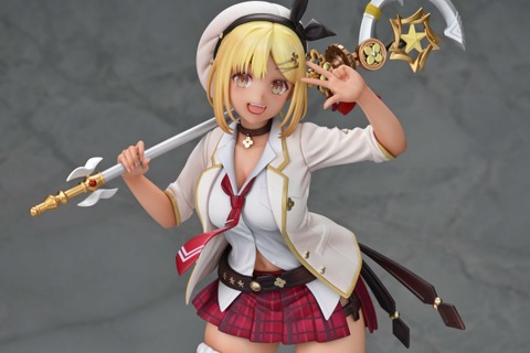 褐色肌に太ももの破壊力!「黒ギャルライザ」新作フィギュアが予約開始―特典の「ウィンク顔」もドキッとくる 画像