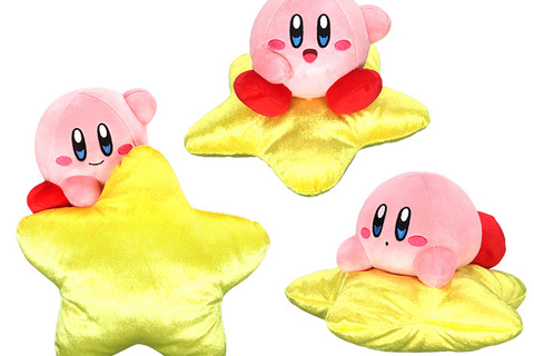 『星のカービィ』5月登場予定のグッズが公開!ワープスターカービィぬいぐるみ、ヨーヨーやビーム姿のソフビなど注目のラインナップ 画像