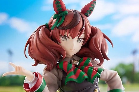 おいっす、ナイスネイチャで~す『ウマ娘』勝負服姿の1/7スケールフィギュアが再販ー想いが溢れる様をイメージした差替えパーツが付属 画像