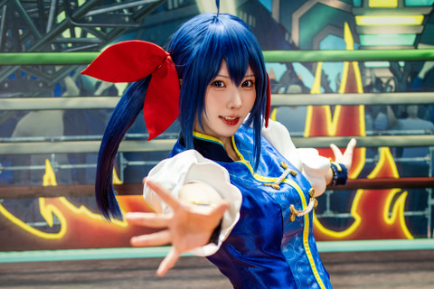 日本一のコスプレイヤーのえなこ!格闘ゲームの祭典で可愛すぎる『餓狼伝説』双葉ほたるを披露【写真24枚】 画像