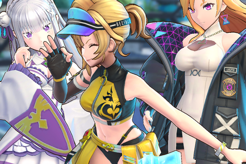 『フェスバ+』×『リゼロ』コラボが5月30日より開催!新ヒーロー「エミリア」のゲーム内画像を先行公開―オリジナルイラストの「ラム&レム」ウェポンチップも 画像
