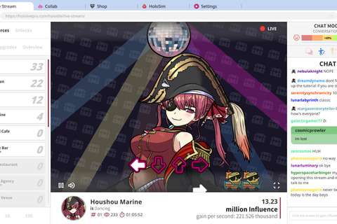 ホロライブの癒し系クリッカーゲーム『Holoidle』6月6日発売!宝鐘マリンら3人をサポートし、人気配信者を目指す 画像