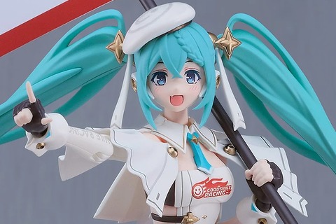 ムチムチの太ももが眩しい!トリダモノ氏デザインの初音ミク「PLAMATEA レーシングミク 2023Ver.」が再販 画像