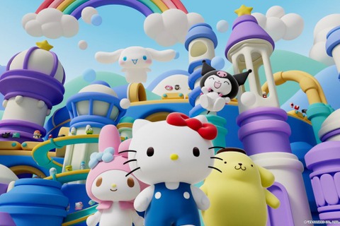 サンリオグッズだらけの幸福体験!新作パズル『ハローキティ マーチマッチ』スマホ向けに2025年夏配信 画像