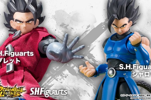 7周年を迎える『ドラゴンボール レジェンズ』より「シャロット」と「ジブレット」がアクションフィギュア化!組み合わせることでフュージョンを再現 画像