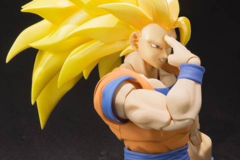 かめはめ波や瞬間移動のポーズも!ドラゴンボールZより「S.H.Figuarts スーパーサイヤ人3孫悟空」が再販決定 画像