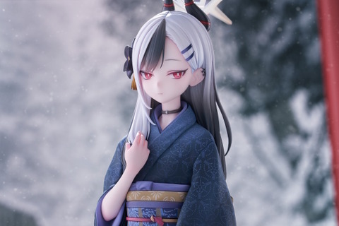 首元のほくろが色気を引き立てる…『ブルアカ』より「カヨコ(正月)」が立体化！美しい晴れ着もこだわりのクオリティ 画像