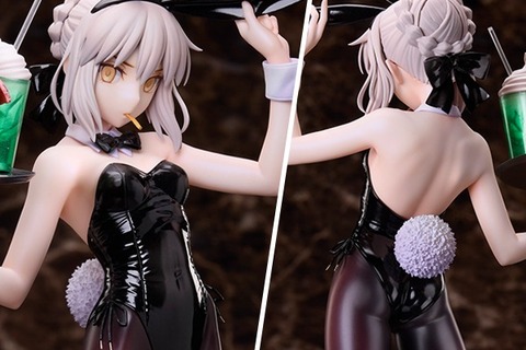 艶めく衣装と美脚にドキッ!『FGO』よりセイバーオルタがバニーVer.で立体化―手に持ったハンバーガーは圧倒的なボリューム 画像