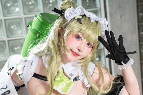 【コスプレ】メリハリボディ際立つS字ラインポージングが魅惑的!『NIKKE』甘い顔立ちのスーパーメイドの癒し力が最高すぎた【写真10枚】 画像