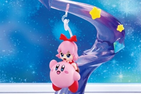 『星のカービィ』ゆらゆら揺れるインテリアフィギュア第3弾に、『64』カービィ&リボン含む全6種!囚われたワドルディも助けたい 画像