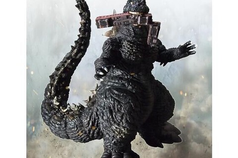 映画「ゴジラ-1.0」より「ゴジラ(2023)」が“電車咬撃Ver.”としてリニューアル！睨む顔つきでがっちり電車を咬むシーンを再現 画像