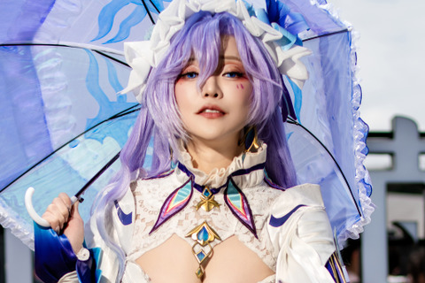 【コスプレ】台湾の人気美女コスプレイヤー「DenKa」が降臨!『鳴潮』カンタレラが妖艶で流し目の虜になりそう【写真9枚】 画像
