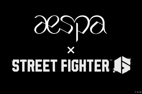 『スト6』×人気韓国ガールズグループ「aespa」コラボが決定!公式Xではロゴが公開され詳細は続報に期待 画像