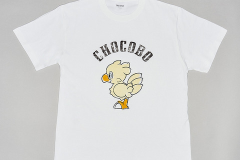 『FF』チョコボやサボテンダーが可愛いTシャツに！かすれた風合いのプリントもオシャレ 画像