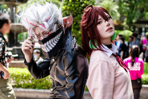 【コスプレ】「ダンダダン」オカルン&モモのクオリティが限界突破!等身大フィギュアなポージングもかっこよすぎる【写真15枚】 画像