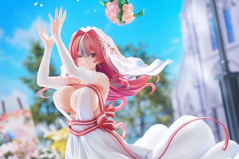 ボリューム満点…!『アズレン』より「ブレマートン」が純白の美しいウェディングドレス姿で1/7スケールフィギュア化 画像