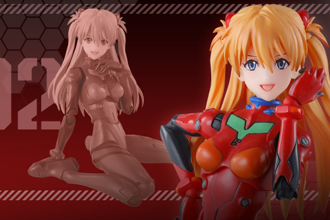 アスカらしい勝ち気なポーズが決まる!「ヱヴァ新劇場版」からプラグスーツ姿でアクションフィギュア化 画像