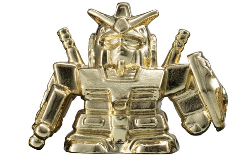 1980年代にブームを巻き起こした「ガンケシ」が煌びやかに輝くダイキャスト仕様に!RX-78-2 ガンダムやシャア専用ザクなど色違い含む全12種 画像