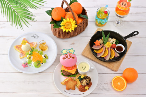 「カービィカフェ」甘ずっぱい“オレンジ”を使った夏限定メニューが美味しそう！7月2日から開催 画像